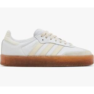 adidas Originals Sambae W Women's Size 10 White Gum Platform IE9107 - NEW NO BOX